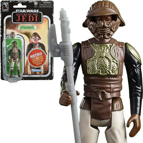 Star Wars The Retro Collection Lando Calrissian (Skiff Guard) 3 3/4-Inch Action - Picture 1 of 5